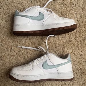 Nike Indigo Canvas Cork Air Force 1 Low